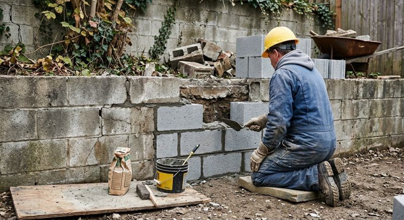 Block Wall Repair in Glen Allen, VA