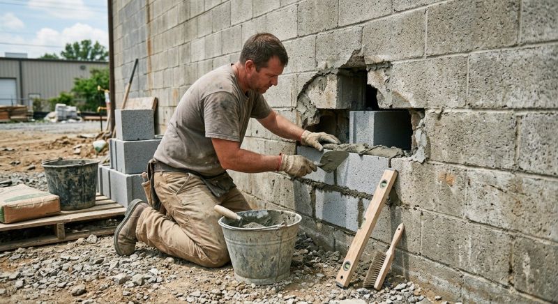 Block Work Repair in Midlothian, VA