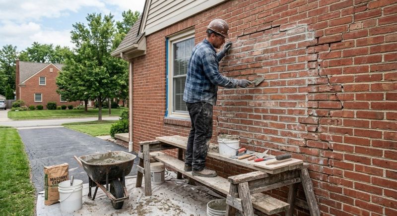 Brick Flatwork Repair in Ashland, VA