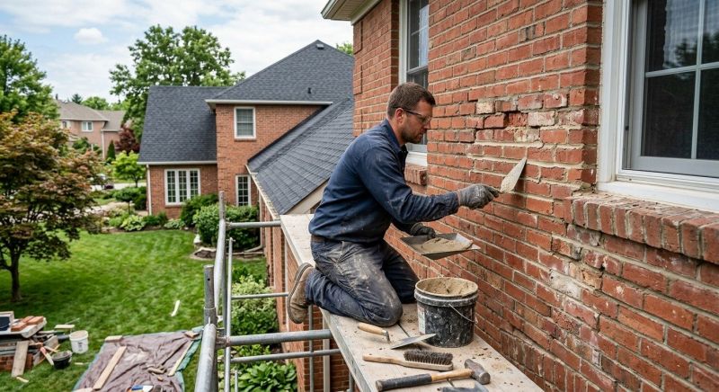 Brick Flatwork Repair in Dinwiddie County, VA