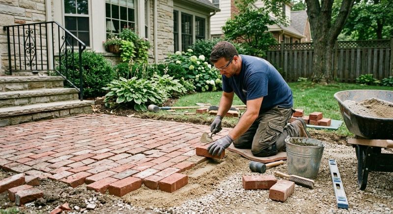 Brick Flatwork Repair in Glen Allen, VA