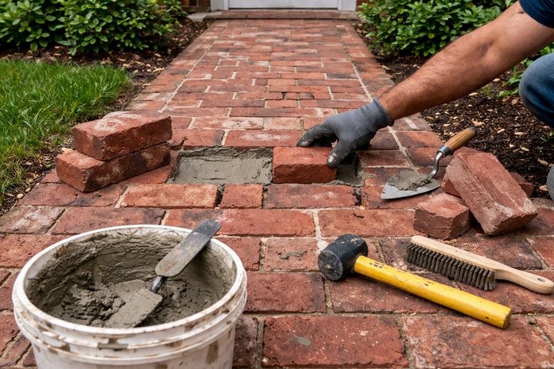 Brick Hardscape Repair in Midlothian, VA