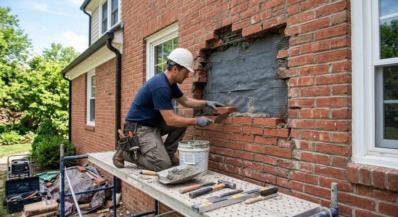 Brick Masonry Repair in Goochland County, VA