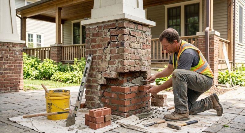 Brick Restoration in Hanover County, VA