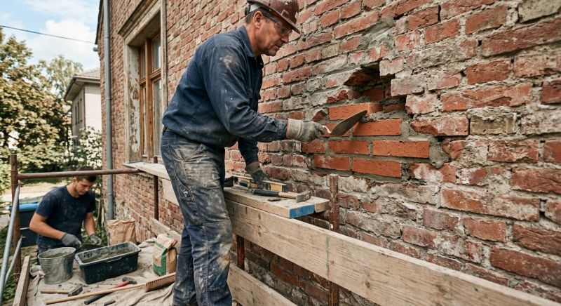 Brick Wall Repair in Dinwiddie, VA