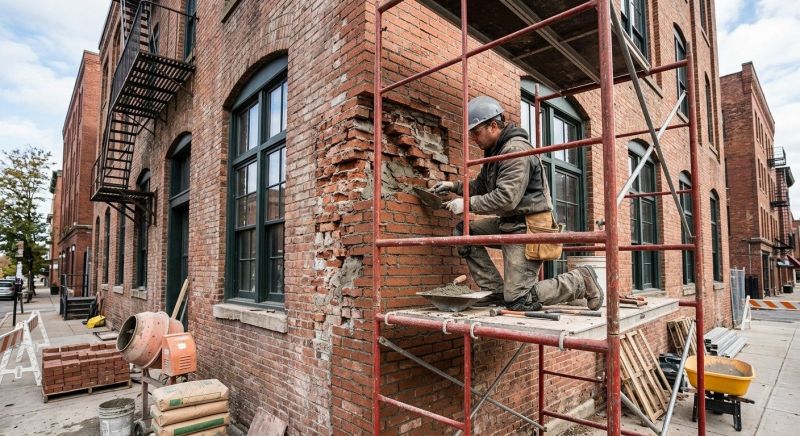 Commercial Brick Repair in Midlothian, VA