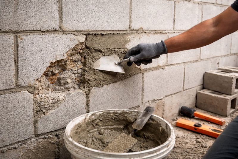 Concrete Block Repair in Dinwiddie County, VA
