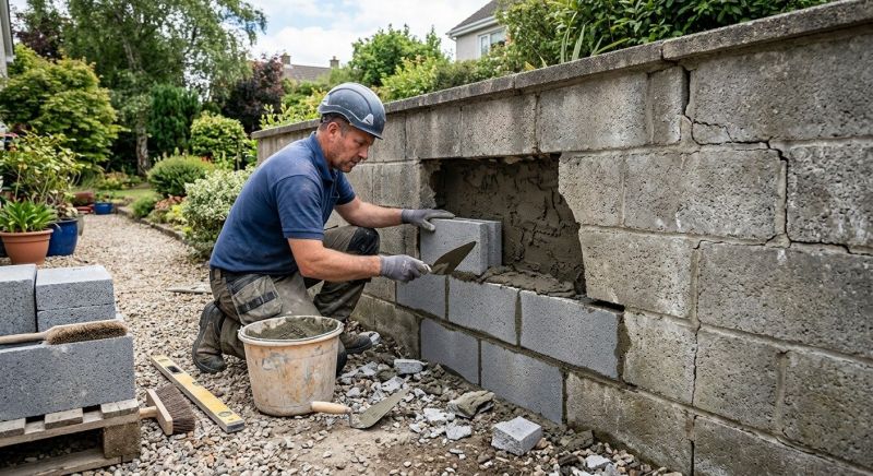 Concrete Block Repair in Petersburg, VA