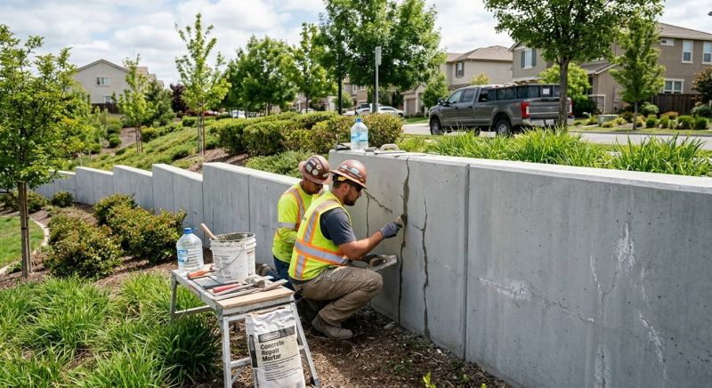 Retaining Wall Repair in Chesterfield County, VA