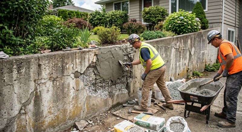 Retaining Wall Repair in Rockville, VA