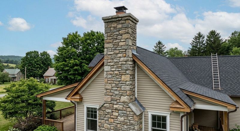 Stone Chimney Installation in Ashland, VA